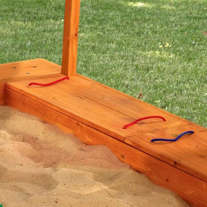 Outdoor Sandbox with Canopy