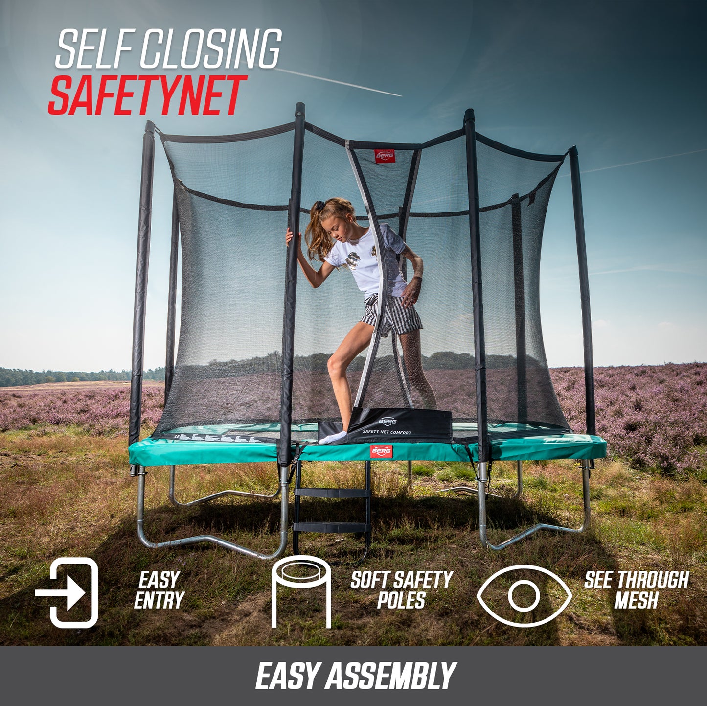 BERG Ultim Favorit Trampoline with Safety Net