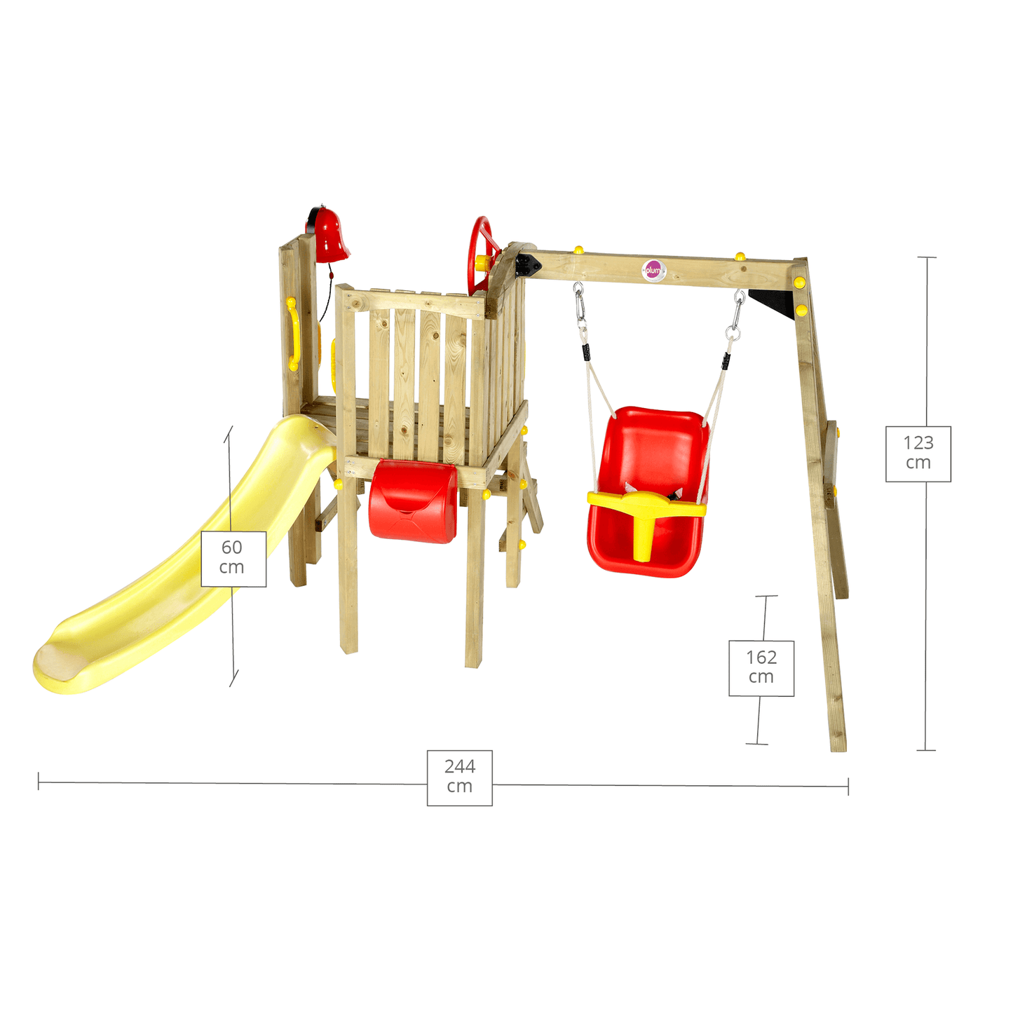 Plum® Toddlers Tower Wooden Climbing Frame