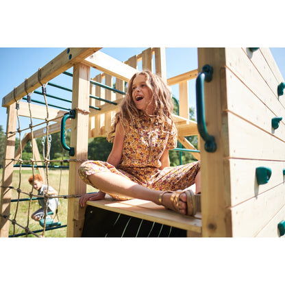 Plum® Wooden Climbing Cube XL, Add Swings!