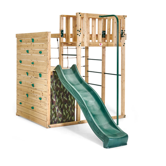 Plum® Wooden Climbing Cube XL, Add Swings!