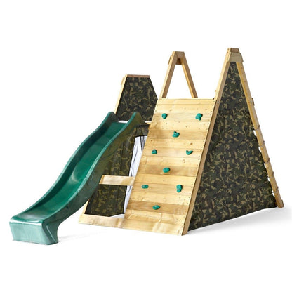 Plum® Climbing Pyramid Wooden Climbing Frame, Add Swing Option