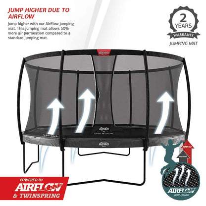 BERG Elite Trampoline with Safety Net