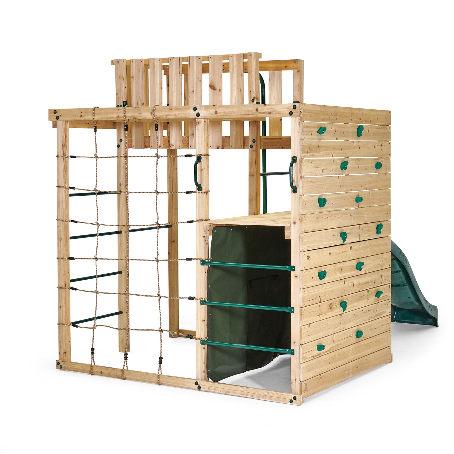 Plum® Wooden Climbing Cube XL, Add Swings!