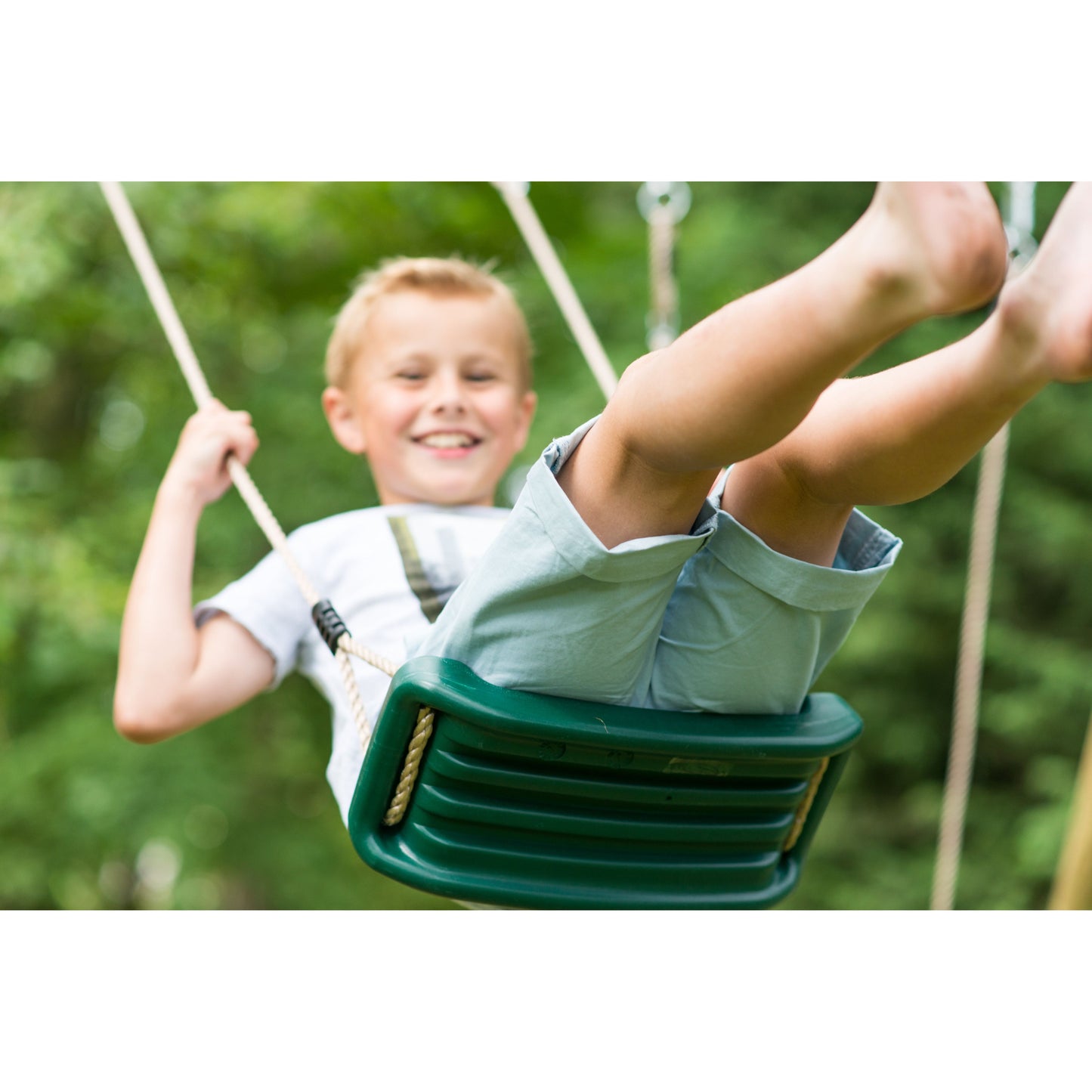 Plum® Gibbon® Wooden Swing Set