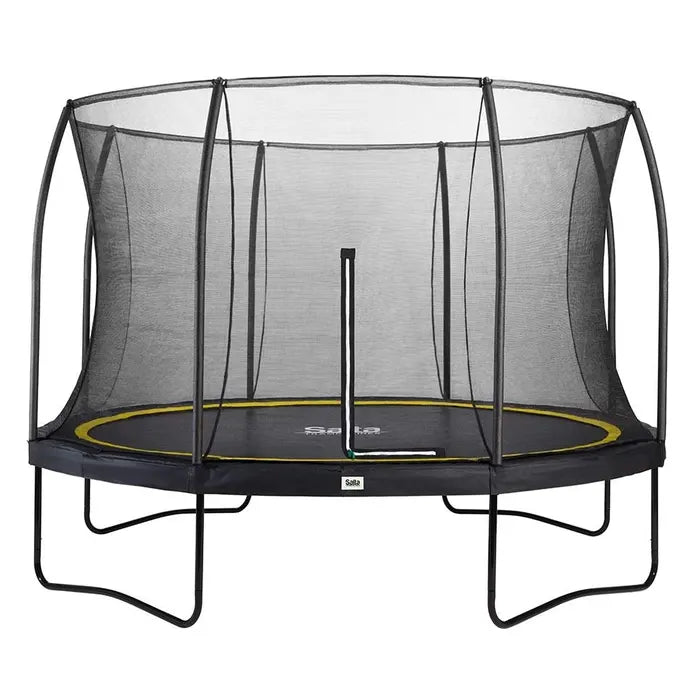 14ft Salta Black Round Comfort Edition Trampoline with Enclosure