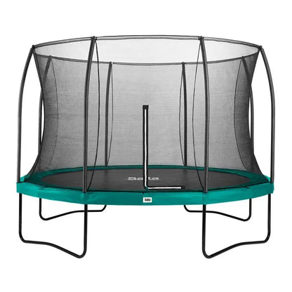 12ft Salta Green Round Comfort Edition Trampoline with Enclosure