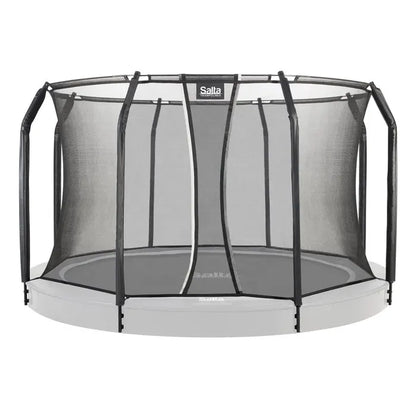 13ft Salta Black Royal Baseground Round Trampoline with Enclosure