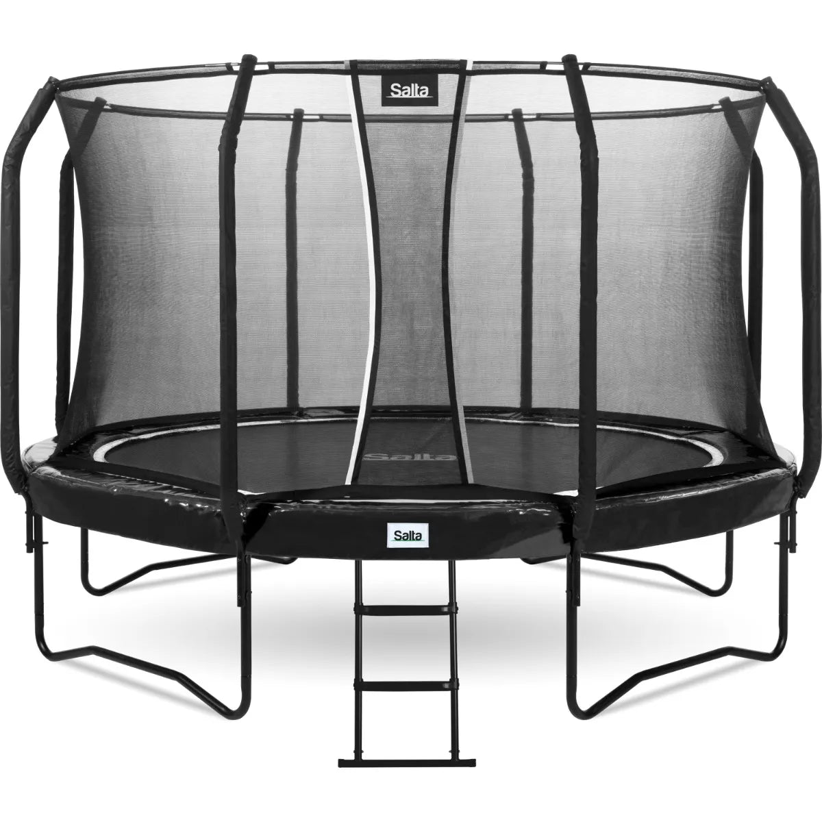 14ft Salta Black Round First Class Edition Trampoline with Enclosure