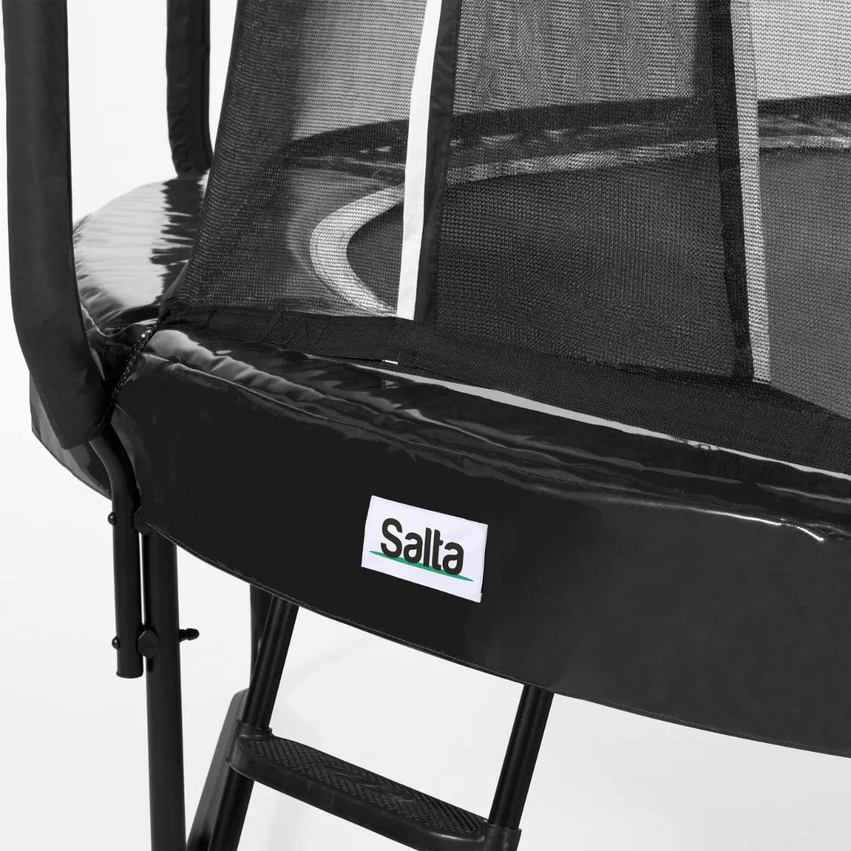 14ft Salta Black Round First Class Edition Trampoline with Enclosure