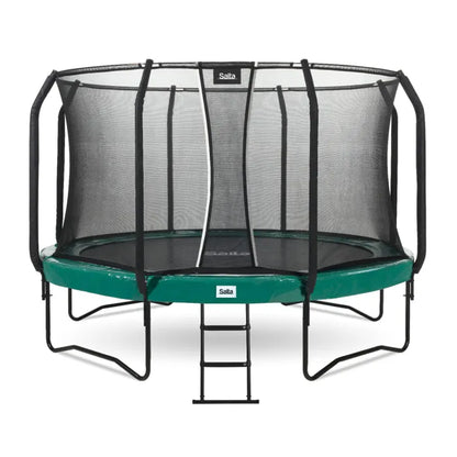 12ft Salta Green Round First Class Edition Trampoline with Enclosure