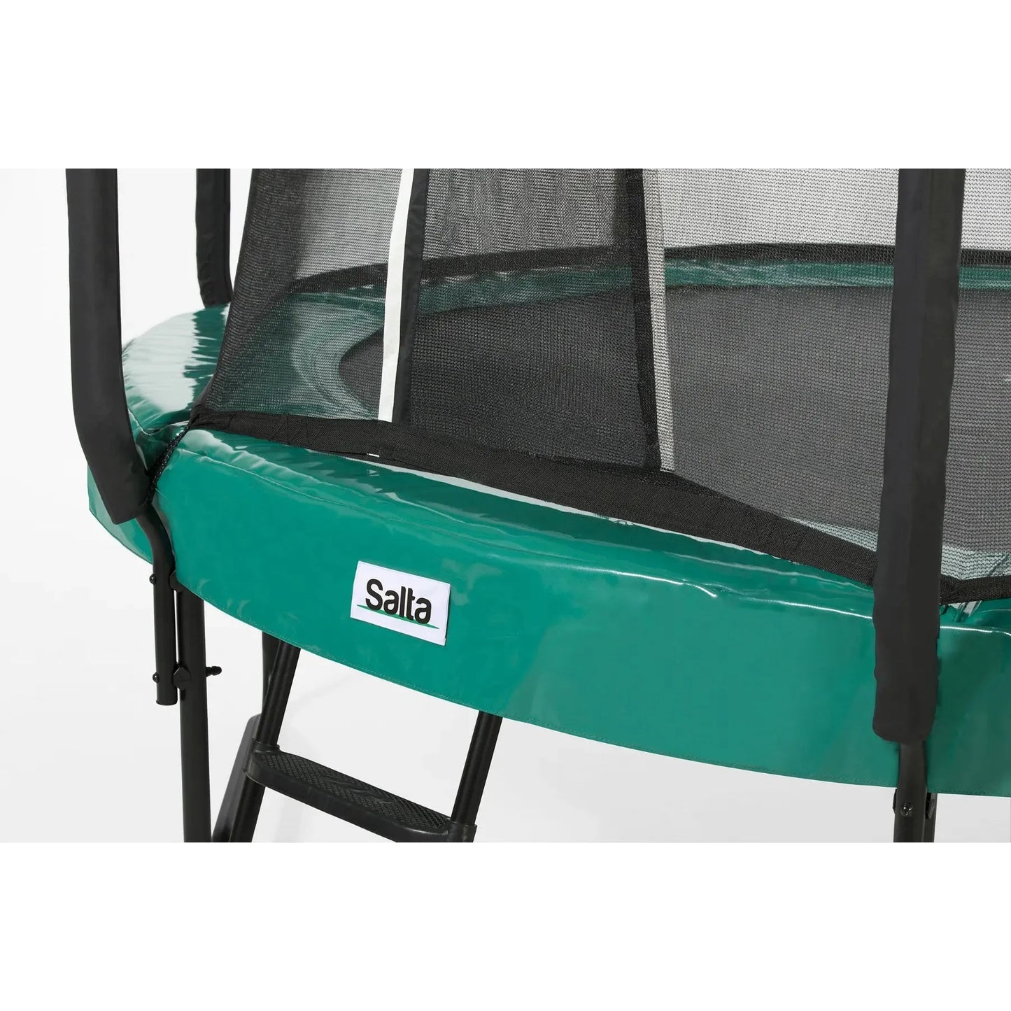 14ft Salta Green Round First Class Edition Trampoline with Enclosure