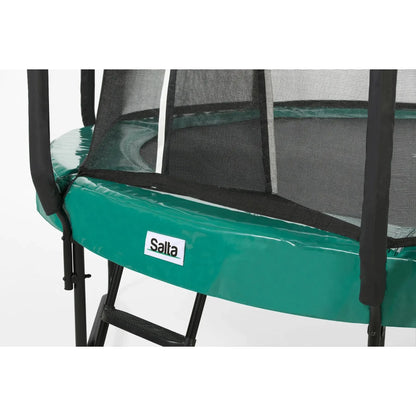 10ft Salta Green Round First Class Edition Trampoline with Enclosure