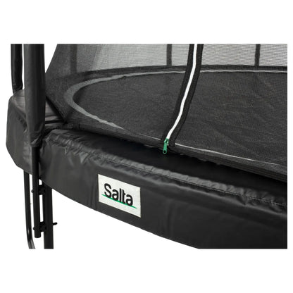 14ft Salta Black Round Premium Edition Trampoline with Enclosure