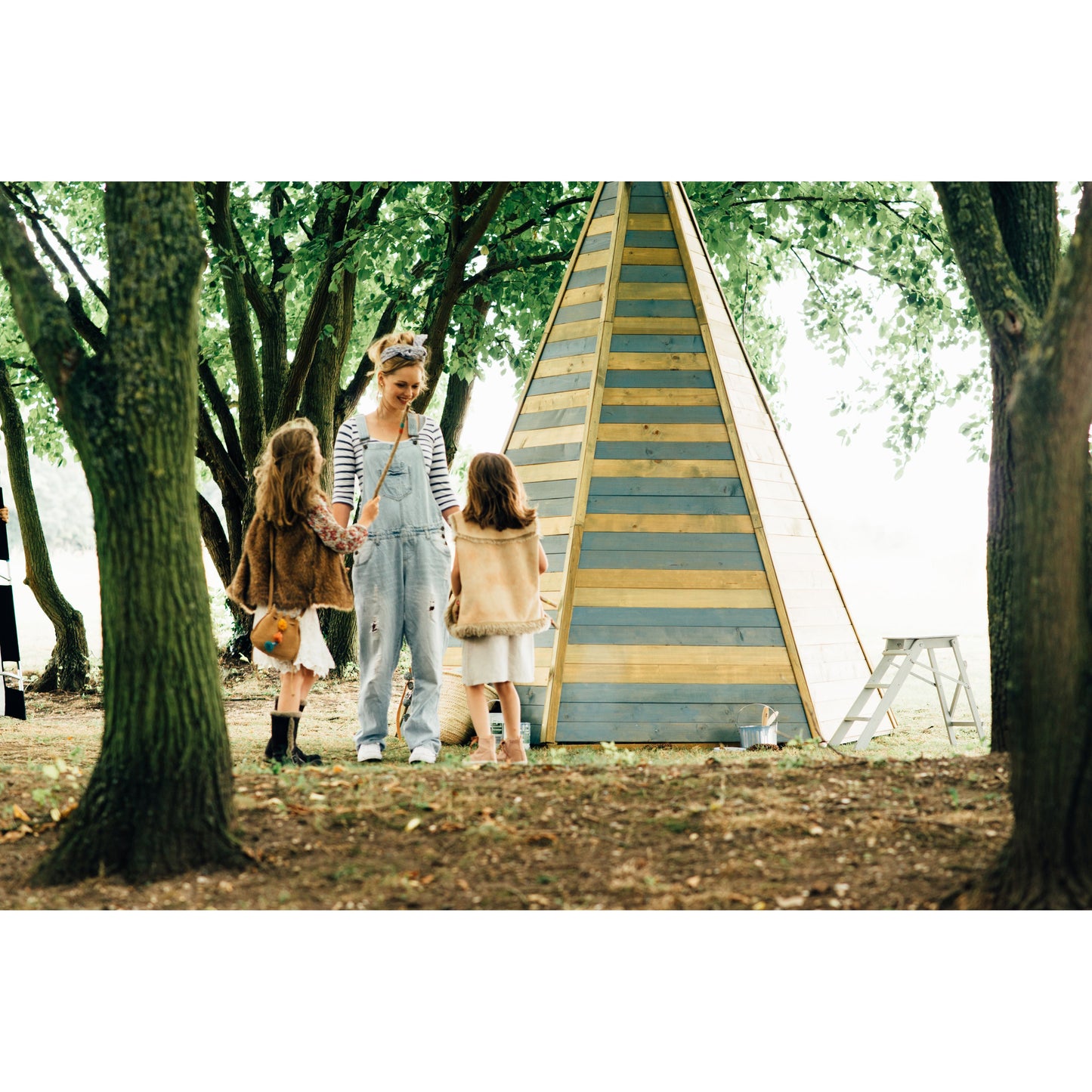 Plum® Grand Wooden Teepee Hideaway