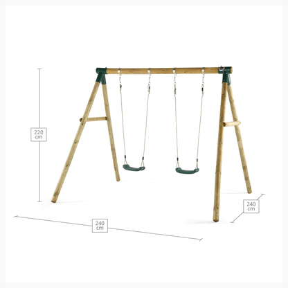 Plum® Marmoset® Wooden Swing Set