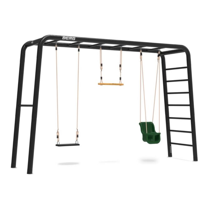 BERG PlayBase Large TL Metal Climbing Frame: Baby Seat & Rubber Seat & Trapeze