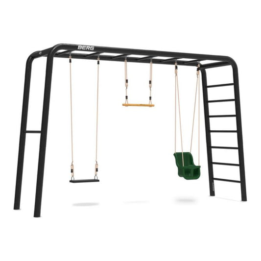 BERG PlayBase Large TL Metal Climbing Frame: Baby Seat & Rubber Seat & Trapeze