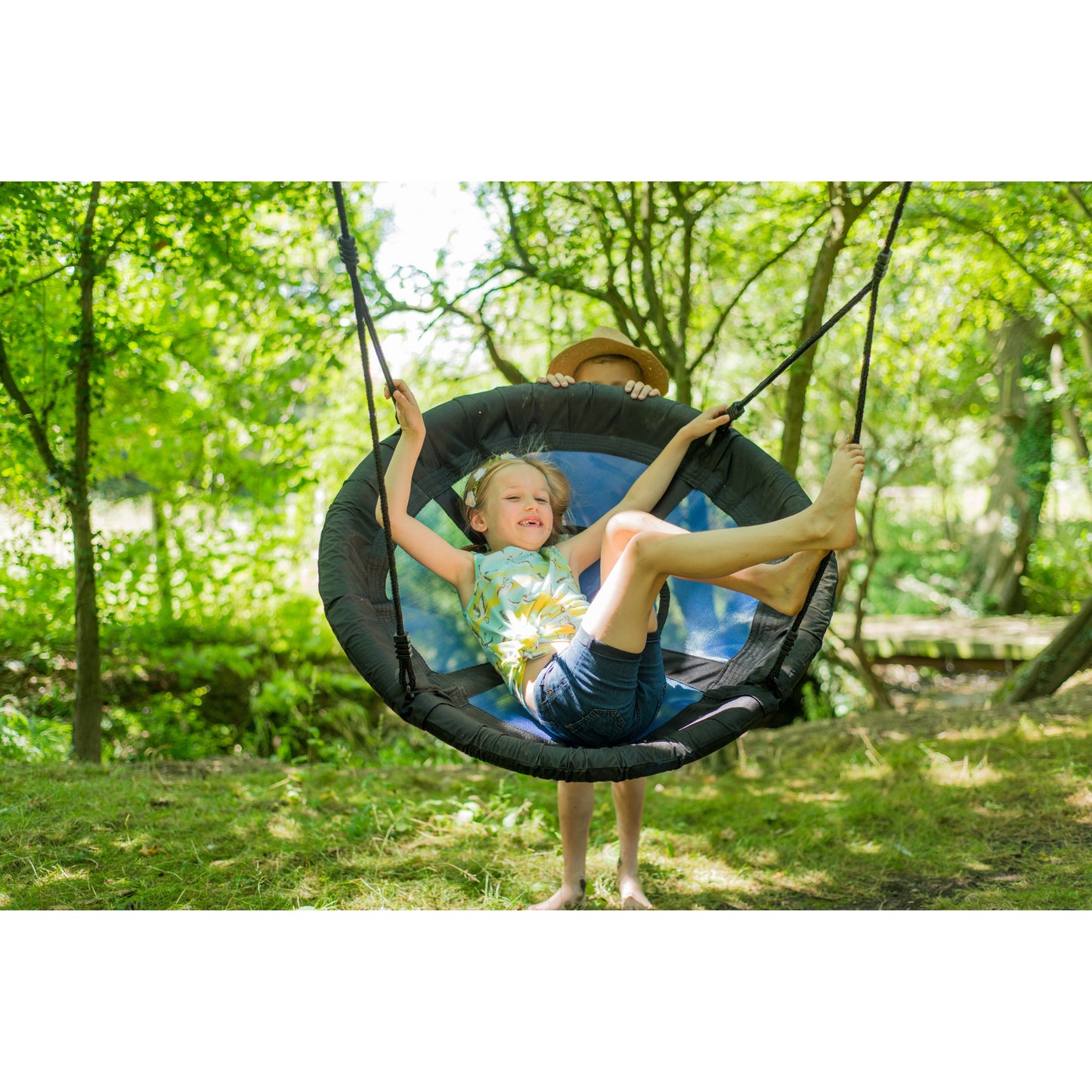 Plum® Spider Monkey II Wooden Swing Set