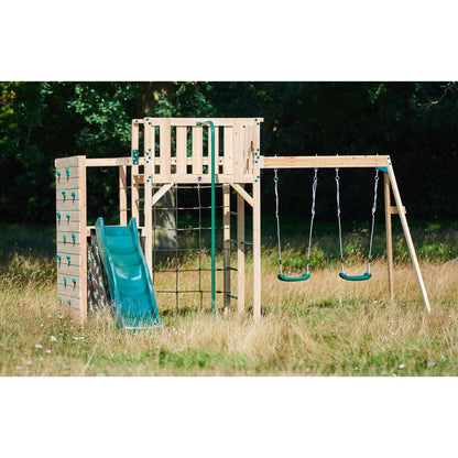 Plum® Wooden Climbing Cube XL, Add Swings!