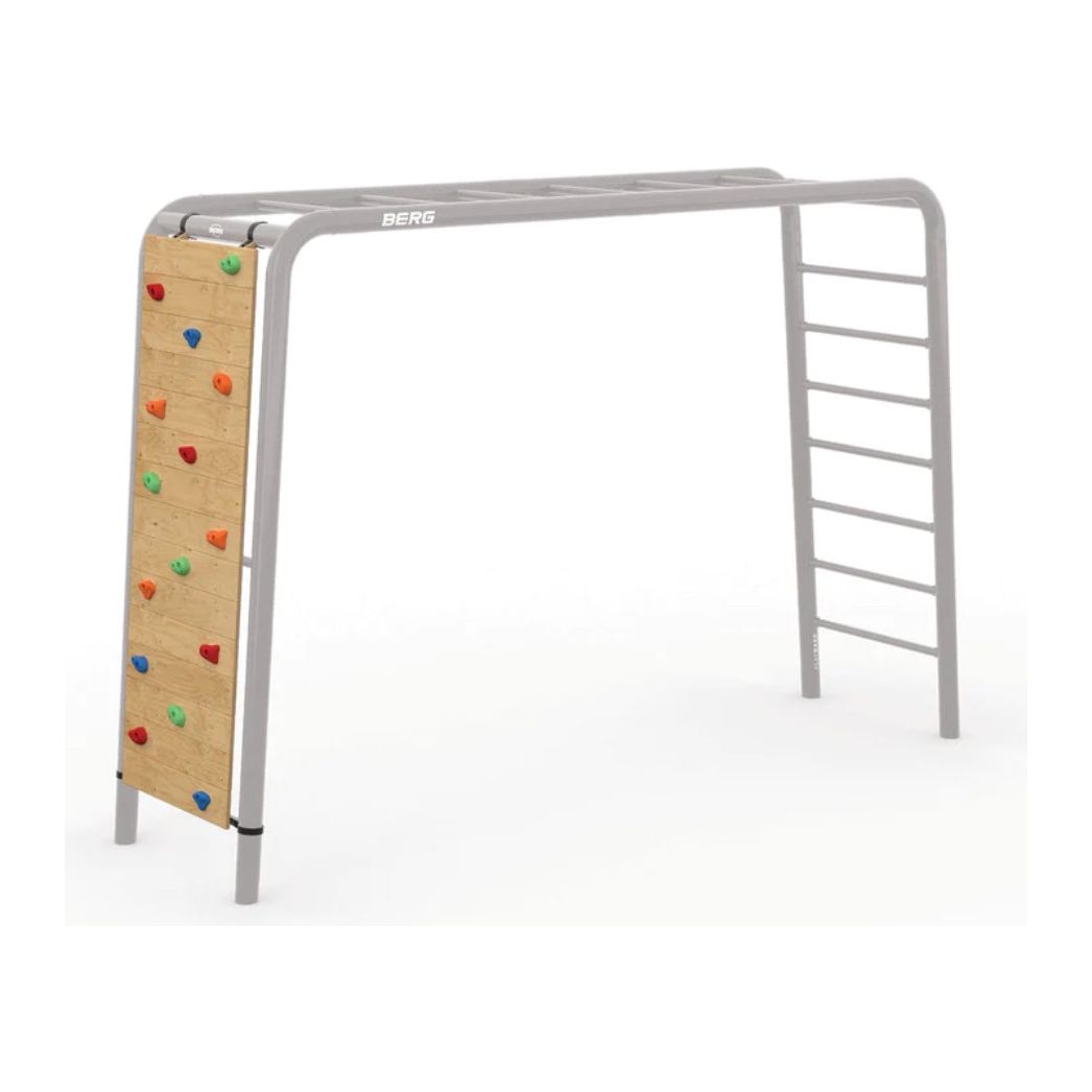 BERG PlayBase Medium TL Metal Climbing Frame: Rubber Seat, Trapeze, Climbing Wall