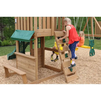 Windale Wooden Climbing Frame with Swings