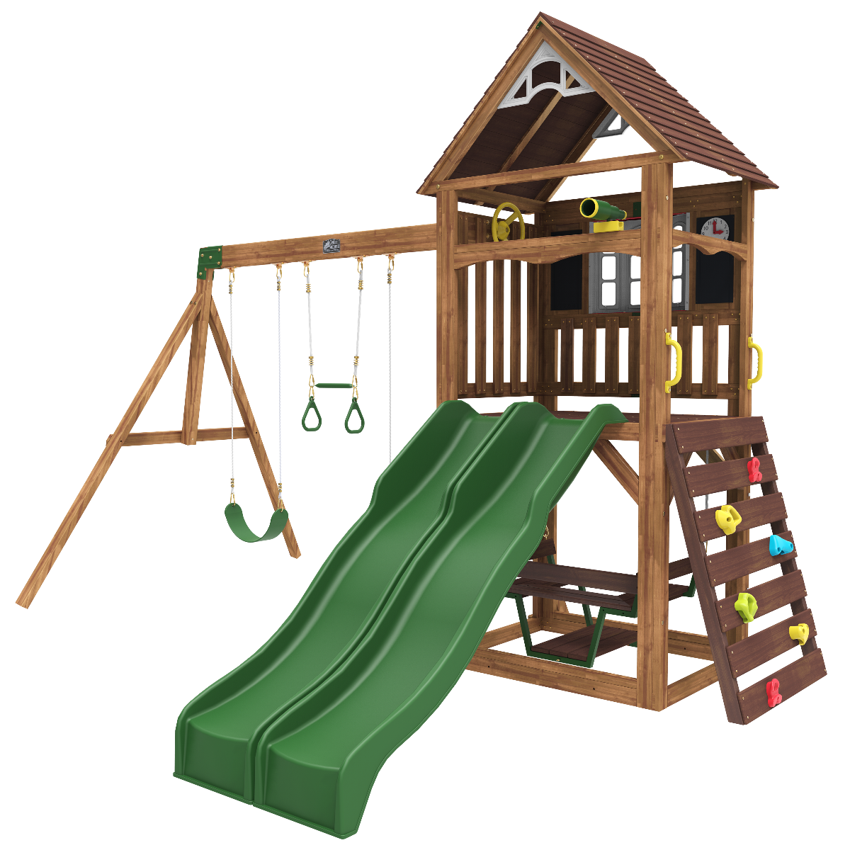 Lindale Swing Set / Wooden Climbing Frame