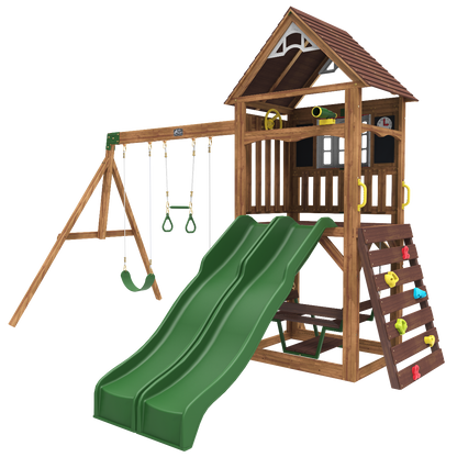 Lindale Swing Set / Wooden Climbing Frame