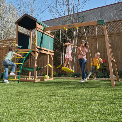 Hideaway Haven Swing Set / Climbing Frame