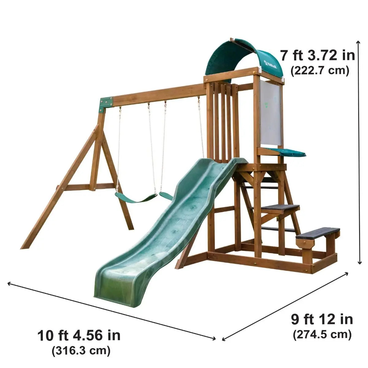 Wilderness Point Wooden Swing Set