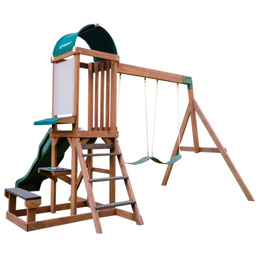 Wilderness Point Wooden Swing Set