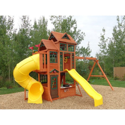 Canyon Ridge Wooden Climbing Frame / Swing Set